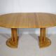 Mid Century Extendable Solid Alder Dining Table by Rainer Daumiller, 1970s