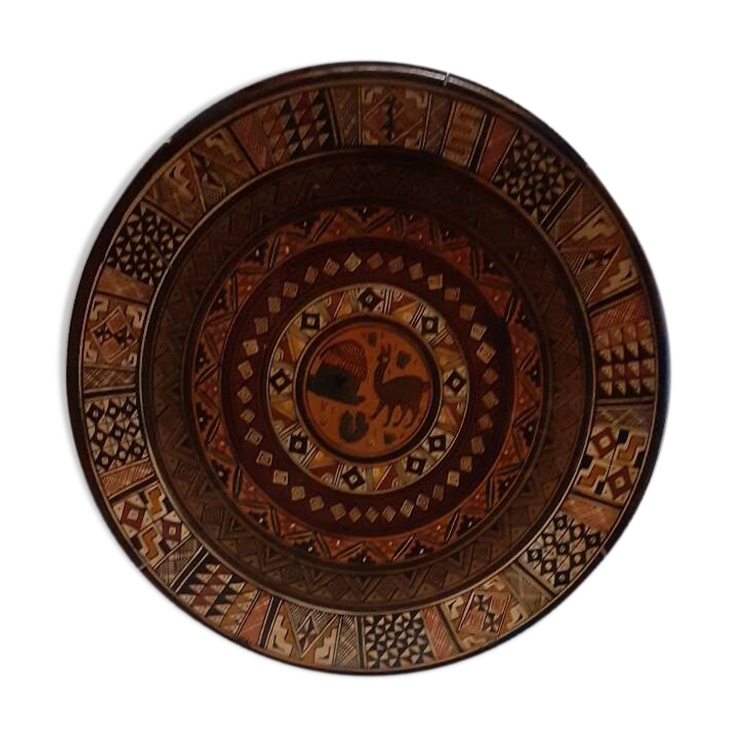 Moroccan craft plate