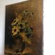 Oil on canvas 19th century bouquet of flowers