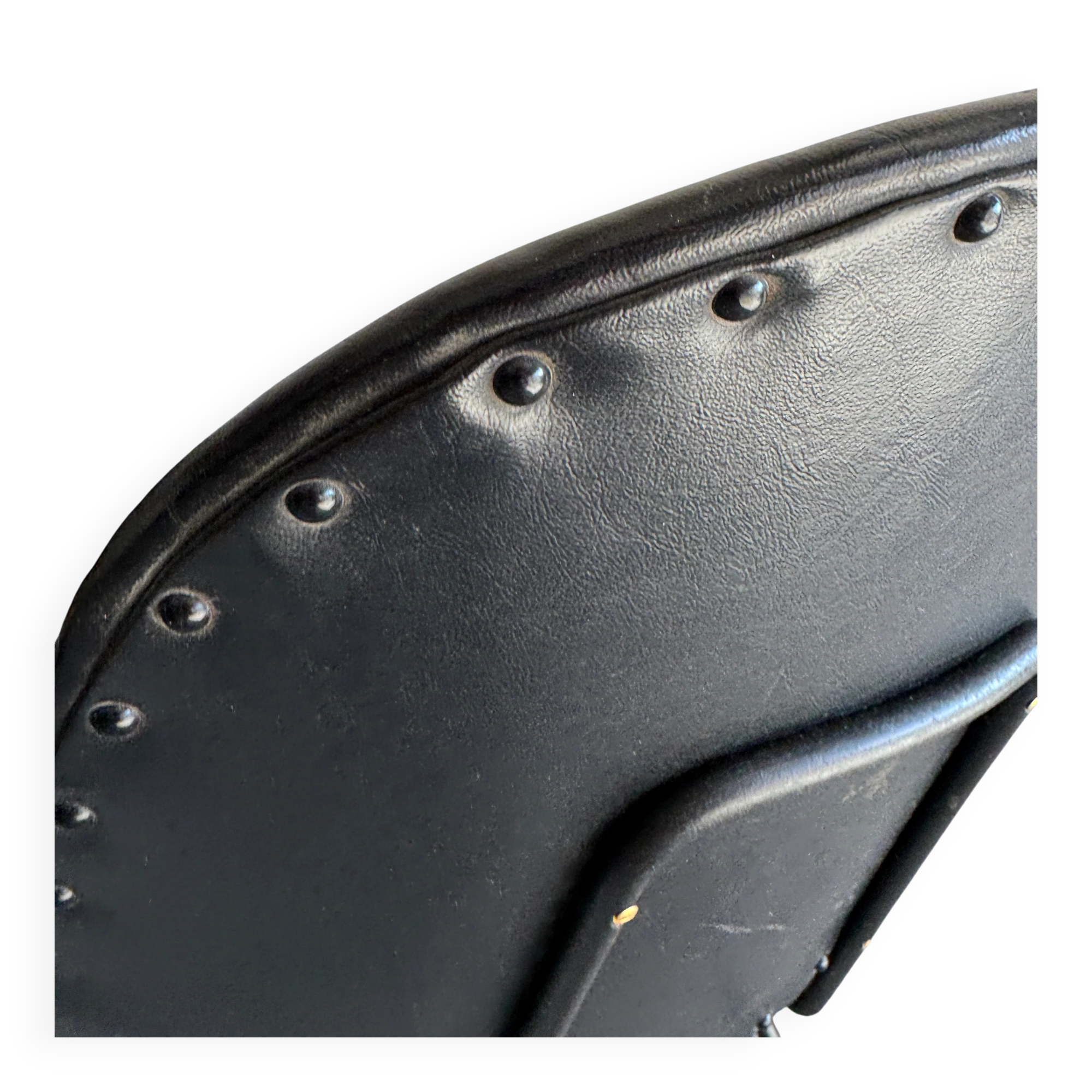 Set of 2 Black Leatherette Lounge Chairs Model 301 by W.h. Gispen — Metal Base, 1950s