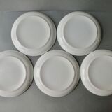 Set of 5 plates Sovirel France 70s