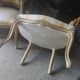 Pair of Louis XV style convertible armchairs
