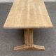 Grande Table de Monastère décapée en chêne massif brut 225cm