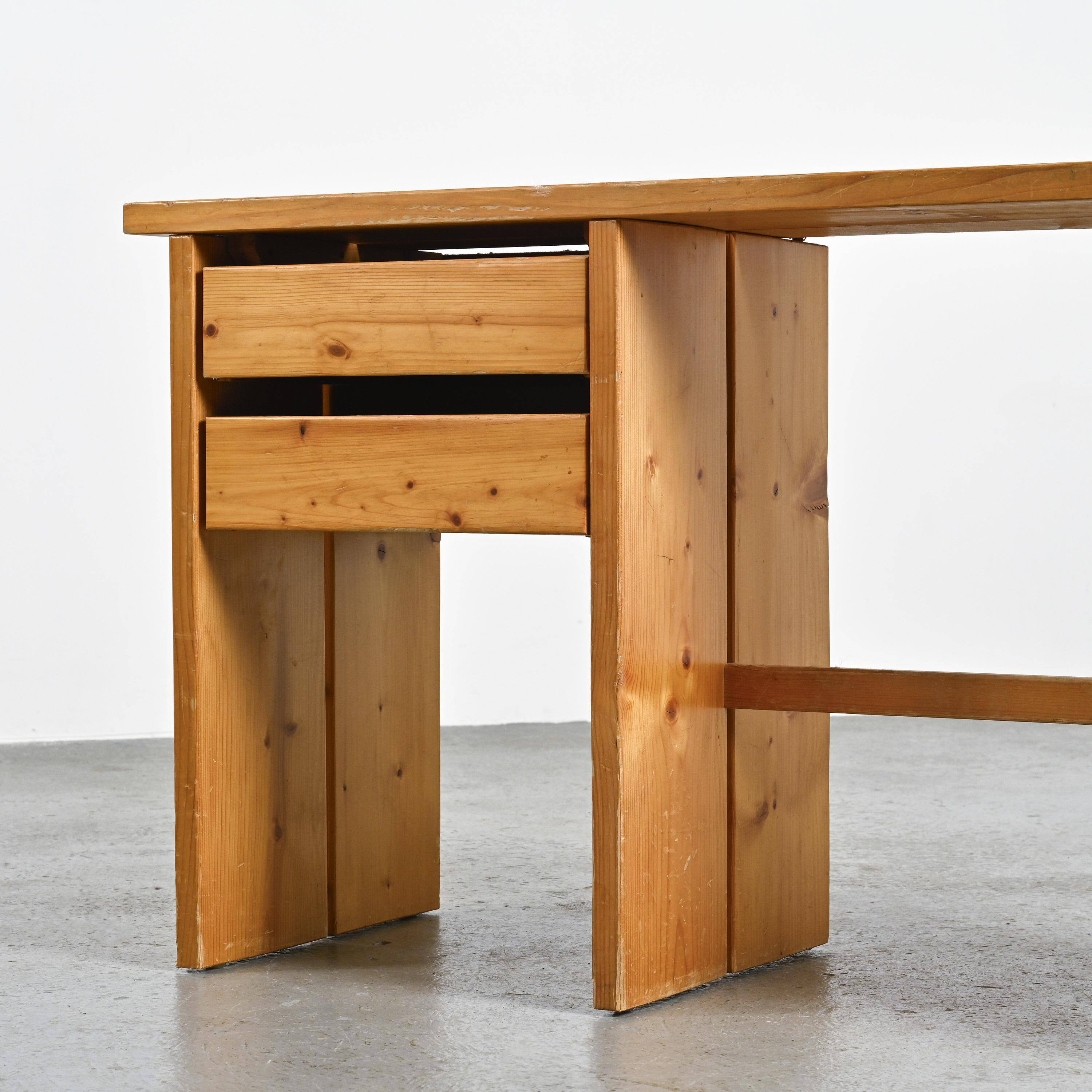 Pine desk, Mobiler Gal, La Plagne 60s