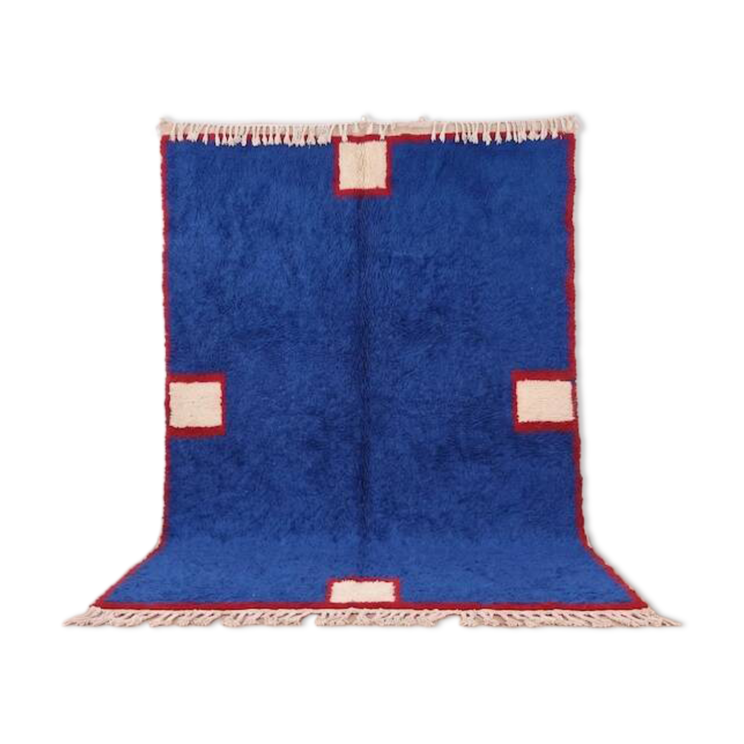 Handmade pure wool rug, custom size 1.5/2.5 m.