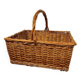 Panier rectangulaire en osier