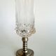 Series of six crystal water glass with tin foot 92° 280 ml