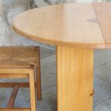 Mid-century massive extendable designer table