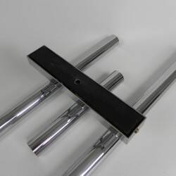 Tede Light wall lamp with 3 chrome cylinders, 1970s