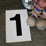 Old industrial plate number 1