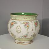 Hand-decorated G. Deruta vase, 1970s