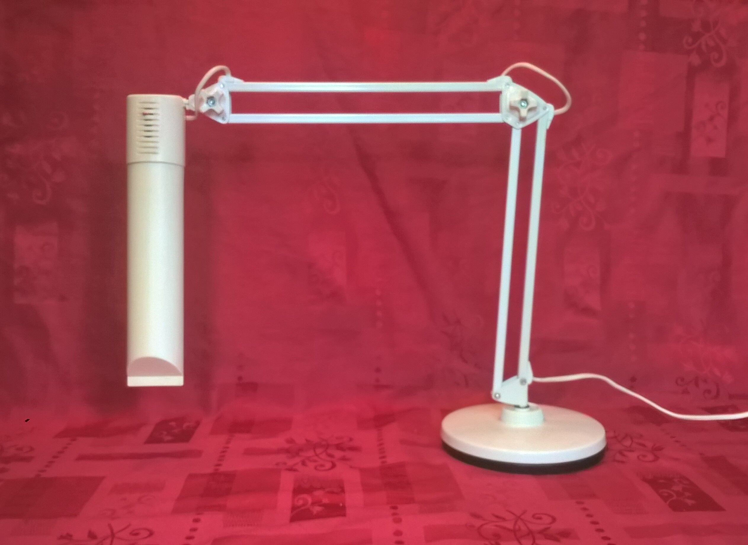 Swedish architect's lamp on vintage stand ~ sp brand ~ 1970s