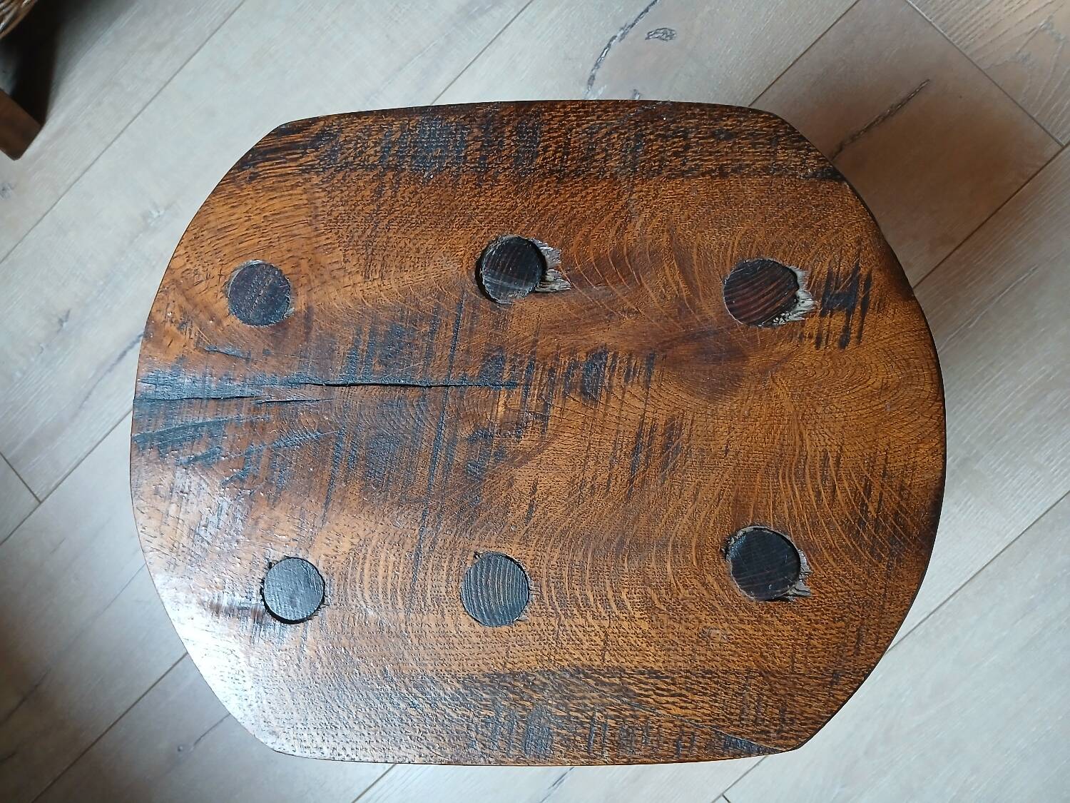 Very old tripod stool