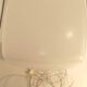 Luminaire cube lumineux vintage années 1970 en plastique blanc