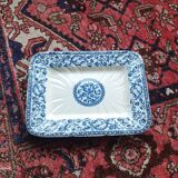 Plat de forme, plateau , de service, centre de table faïence de Gien