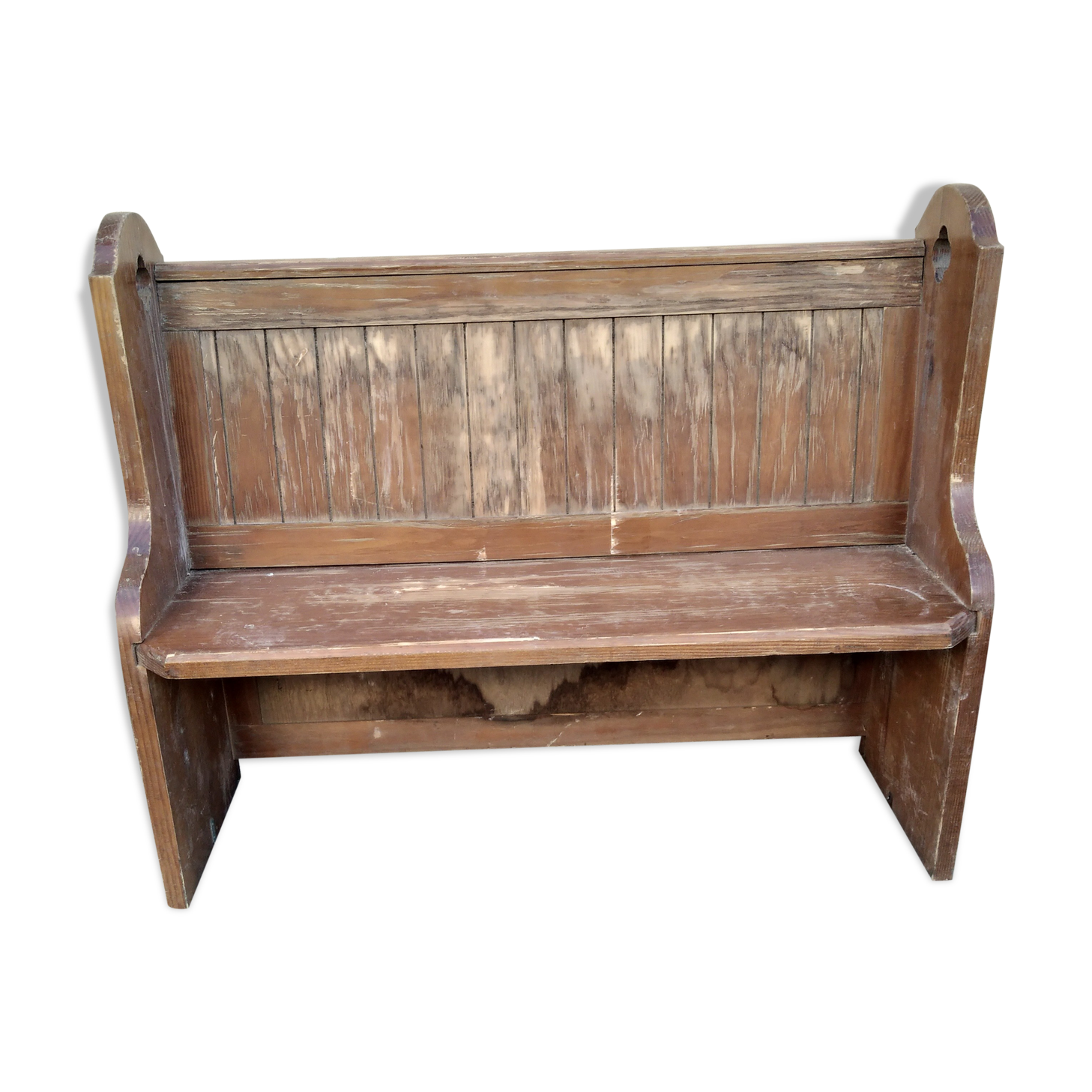 Vintage church bench