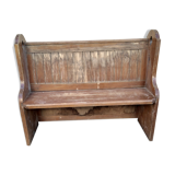 Banc d'église vintage
