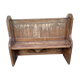 Vintage church bench