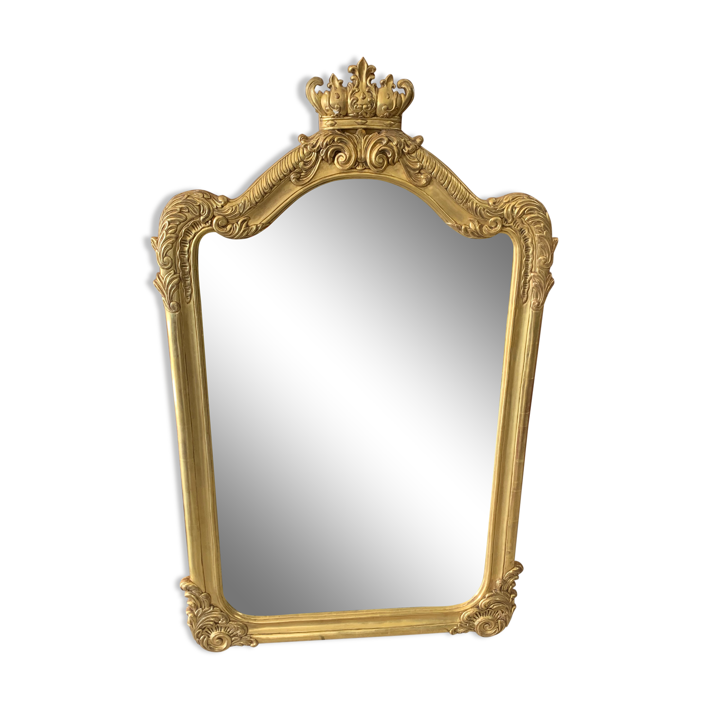 Gilded Louis XV style mirror