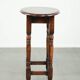Table d'appoint ovale en chêne anglais antique du début du 20e siècle