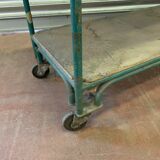 3-level metal workshop trolley