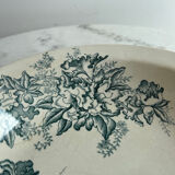 Large salad bowl with floral decoration Givor