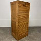 Filing cabinet with curtain, by trade