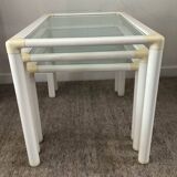 Trio of nesting tables from the 70s-80s