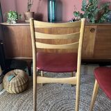 Set of 2 Scandinavian vintage chairs