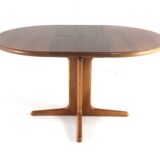 Round extendable dining table 'Malges' - vintage - danish style