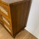 Vintage dresser rattan compass feet