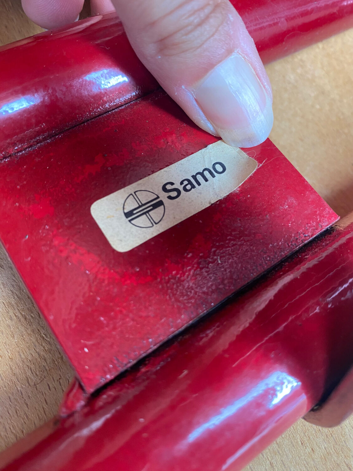 Pair of Samo 80's high stool lab chairs