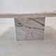 Italian Carrara Marble Coffee Table, 1980s
