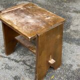 Scandinavian solid wood stool 1950