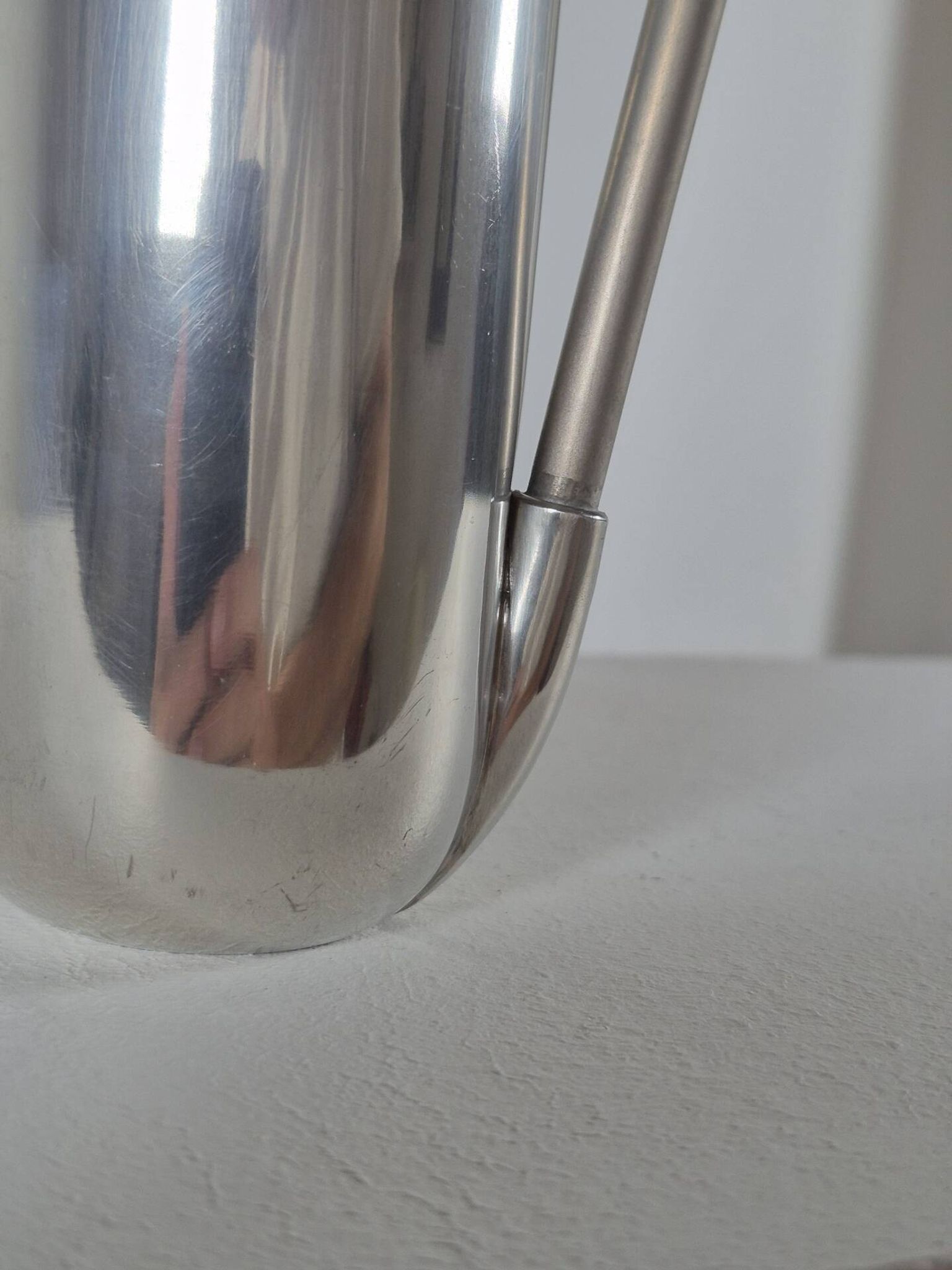 Early pewter vase by german designer Rolf Nestler 1998s