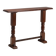 Antique console in stained oak and walnut, Italy, early 20th century.
