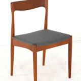 Ensemble de 6 chaises Arne Vodder pour Vamo Møbelfabrik - design danois en teck