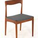 Set of 6 Arne Vodder for Vamo Møbelfabrik chairs -danish design in teak
