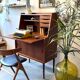 Secretary/desk, Denmark, 1960s/1970s, Mid-C Modern style, vintage