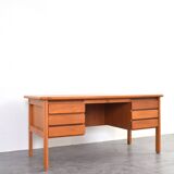 Mid-Century Danish Teak Desk, 1970s.