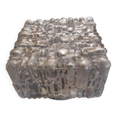 Plafonnier carré en verre