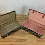 Lot de deux valises, années 50
