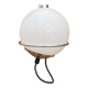 Applique globe opaline et métal chromé Targeti