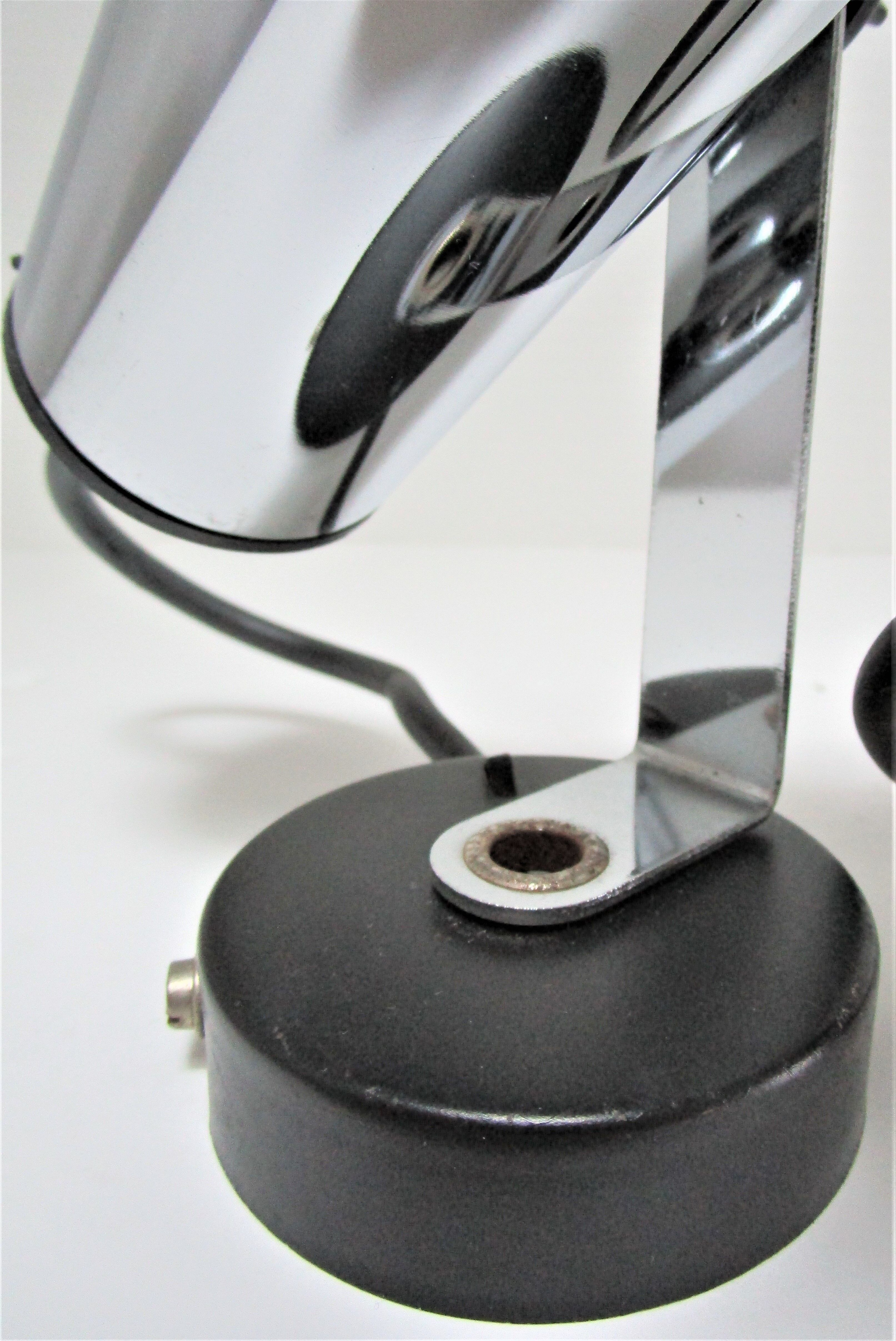 Pair of spots Targetti Sankey stainless chrome 190s