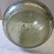 Vintage former lady-jeanne in green glass 10 L broken neck
