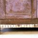 Antique Burmese teak sideboard with original mauve patina