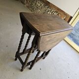 Folding oak table