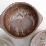 Bowls with ears, stoneware, set of three