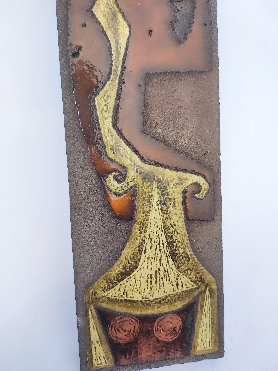 Lava plaque by Jean Jaffeux