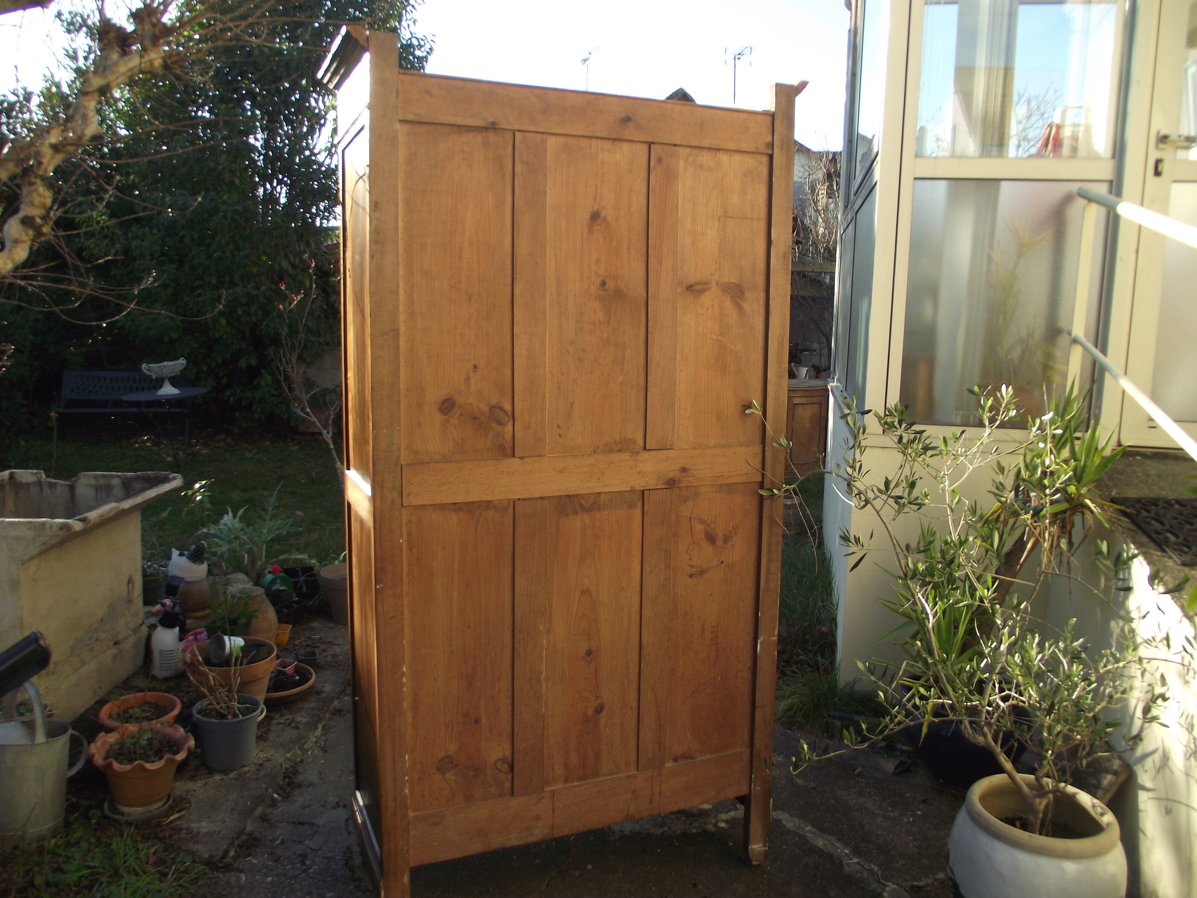 Solid walnut bookcase late 19th early 20th